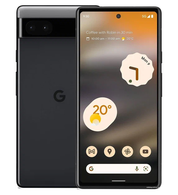 Смартфон Google Pixel 6a 5G 6/128 ГБ, Charcoal
