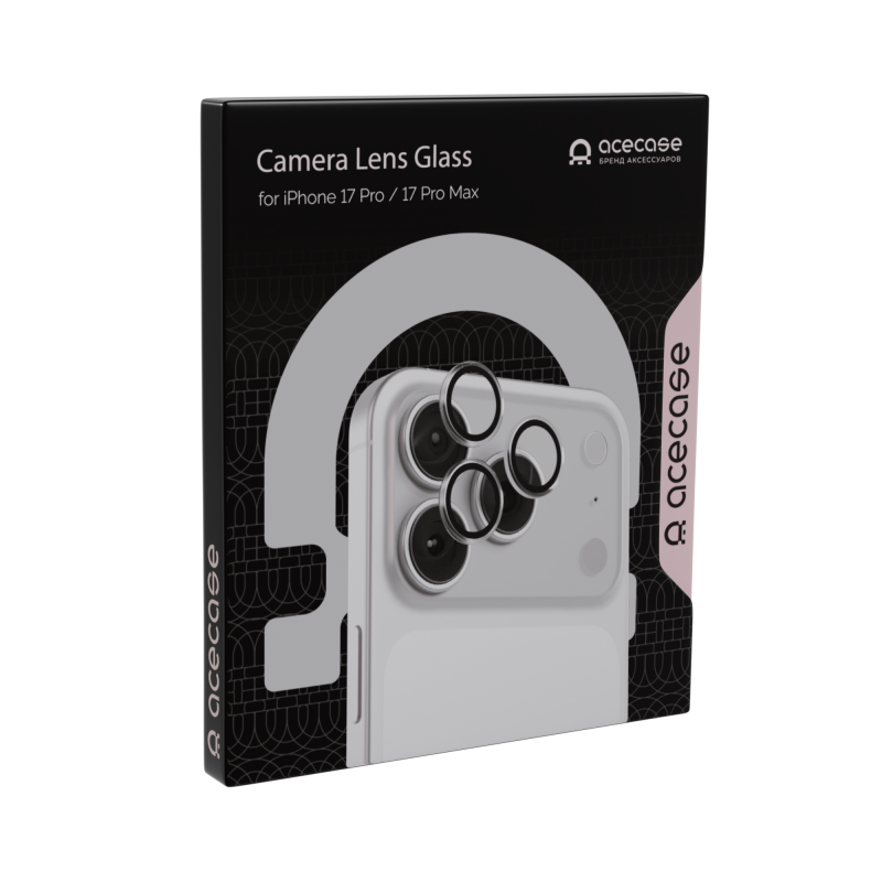 Защитное стекло на камеру BlueO для Apple iPhone 17, Acrylic Frame, 2 шт., Clear (прозрачный), с аппликатором Защитное стекло на камеру BlueO для Apple iPhone 17, Acrylic Frame, 2 шт., Clear (прозрачный), с аппликатором