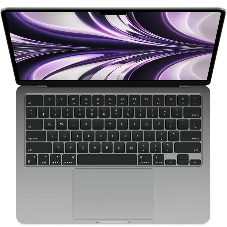 Ноутбук Apple MacBook Air 13" 2022, MLXW3, (M2 3.5 ГГц, RAM 8 ГБ, SSD 256 ГБ), Space Gray