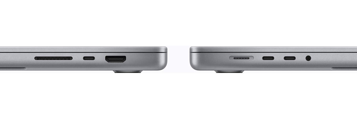 Ноутбук Apple MacBook Pro 14" 2021, MKGP3 (M1 3.2 ГГц, RAM 16 ГБ, SSD 512 ГБ), Grey