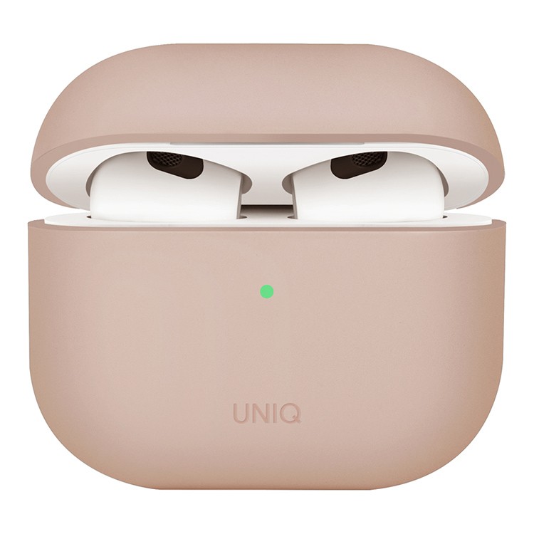 Чехол Uniq LINO Liquid Silicone для AirPods 4 Розовый