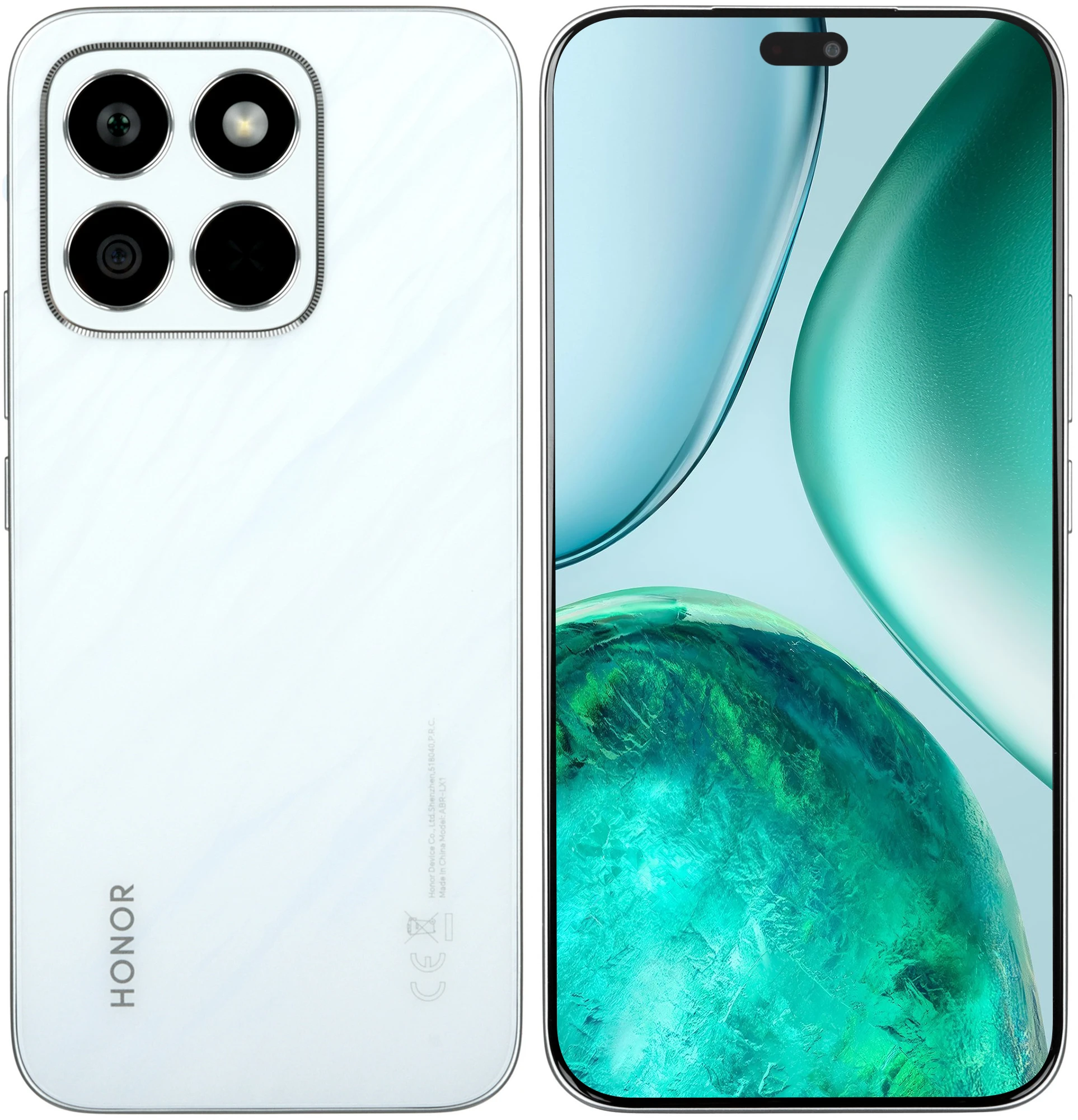 Смартфон Honor X8c, Dual nano SIM, 512 ГБ, Лунный белый