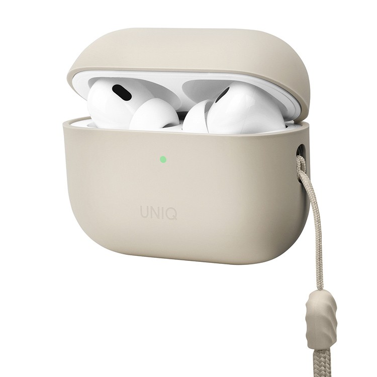 Чехол Uniq LINO Liquid Silicone для AirPods Pro 2 Бежевый