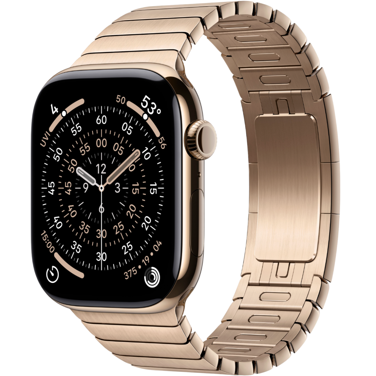 Смарт-часы Apple Watch Series 11, 46 мм, ремешок Titanium Link Bracelet, Золотой / Gold Смарт-часы Apple Watch Series 11, 46 мм, ремешок Titanium Link Bracelet, Золотой / Gold