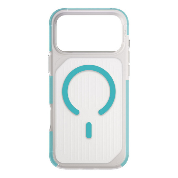 Чехол Uniq Combat Active для Apple iPhone 17 Pro, Frost Clear/Turquoise (матовый прозрачный/бирюзовый), MagSafe Чехол Uniq Combat Active для Apple iPhone 17 Pro, Frost Clear/Turquoise (матовый прозрачный/бирюзовый), MagSafe