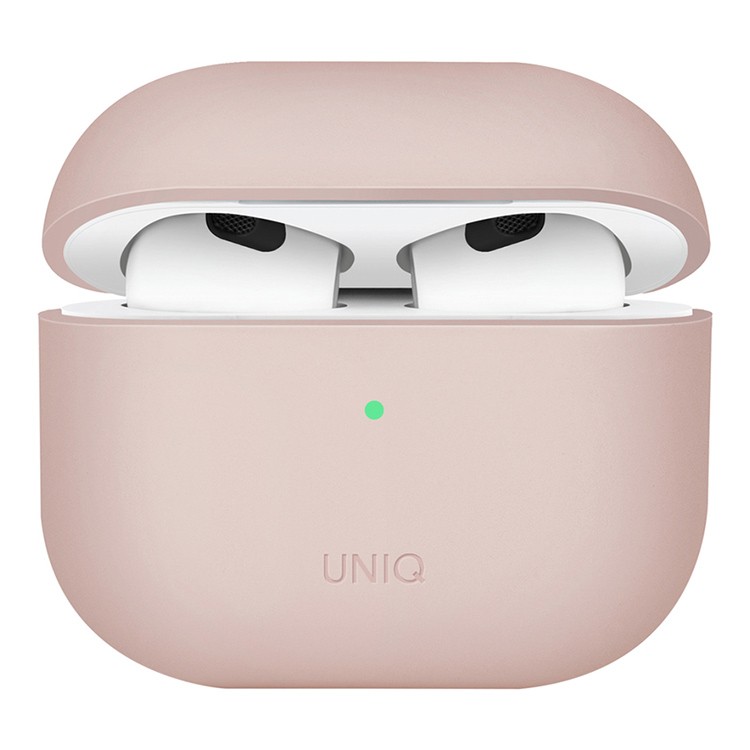 Чехол Uniq LINO Liquid Silicone для AirPods 3 Розовый