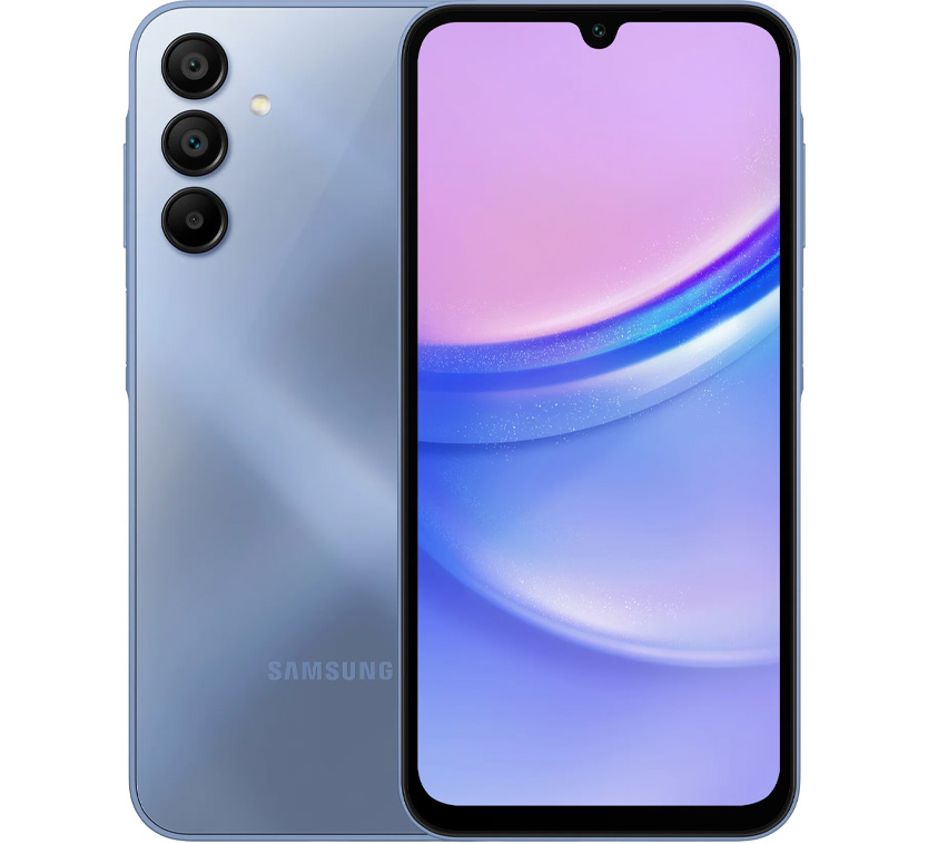 Смартфон Samsung Galaxy A15 4/128 ГБ, синий