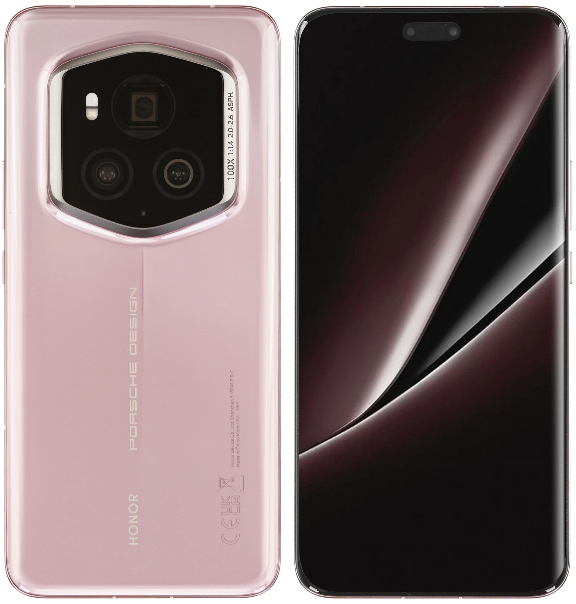 Смартфон Honor Magic 6 RSR Porsche Design, 24/1 ТБ, замороженная ягода