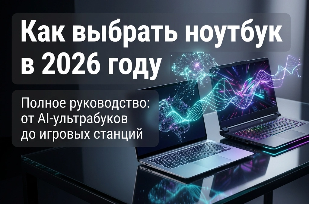 Как выбрать ноутбук в 2026 году: актуальное руководство от AI-ультрабуков до игровых станций Как выбрать ноутбук в 2026 году: актуальное руководство от AI-ультрабуков до игровых станций