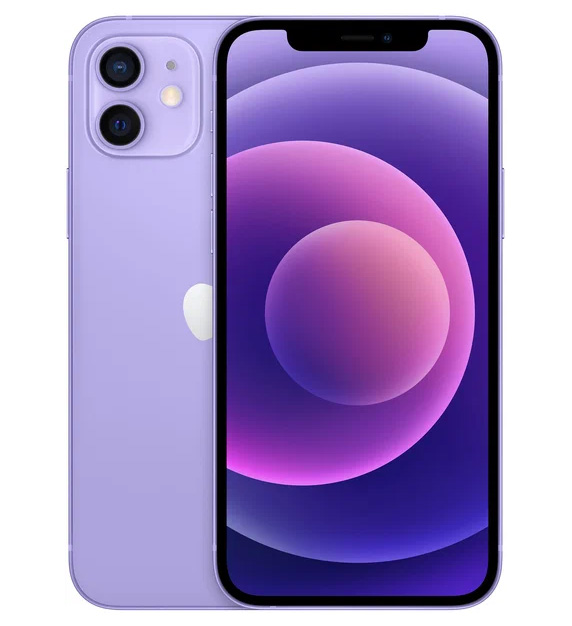 Смартфон Apple iPhone 12, Dual: nano SIM + eSIM, 256 ГБ, Фиолетовый