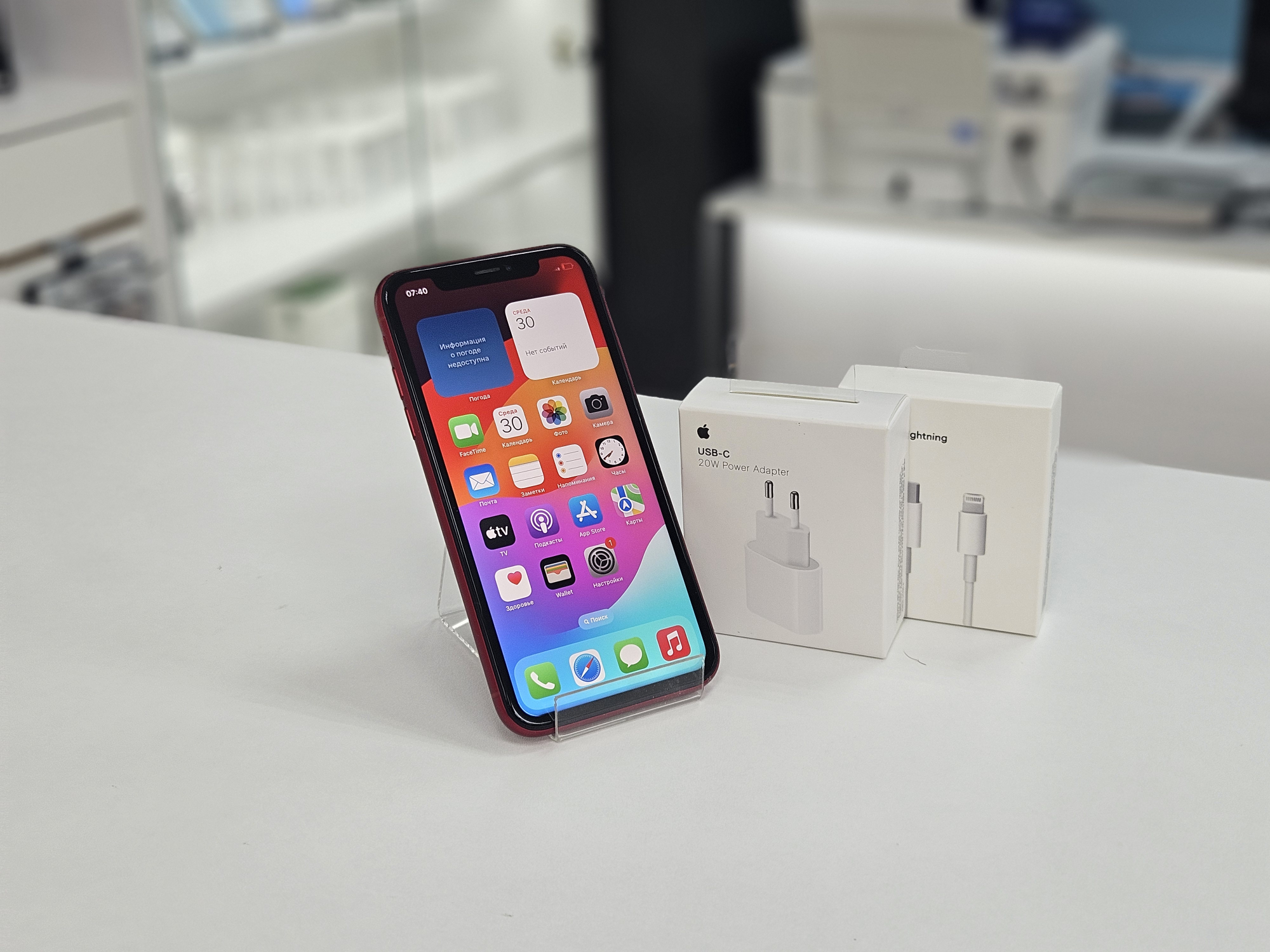 Смартфон Apple iPhone Xr, Красный, 64Gb / 2063*