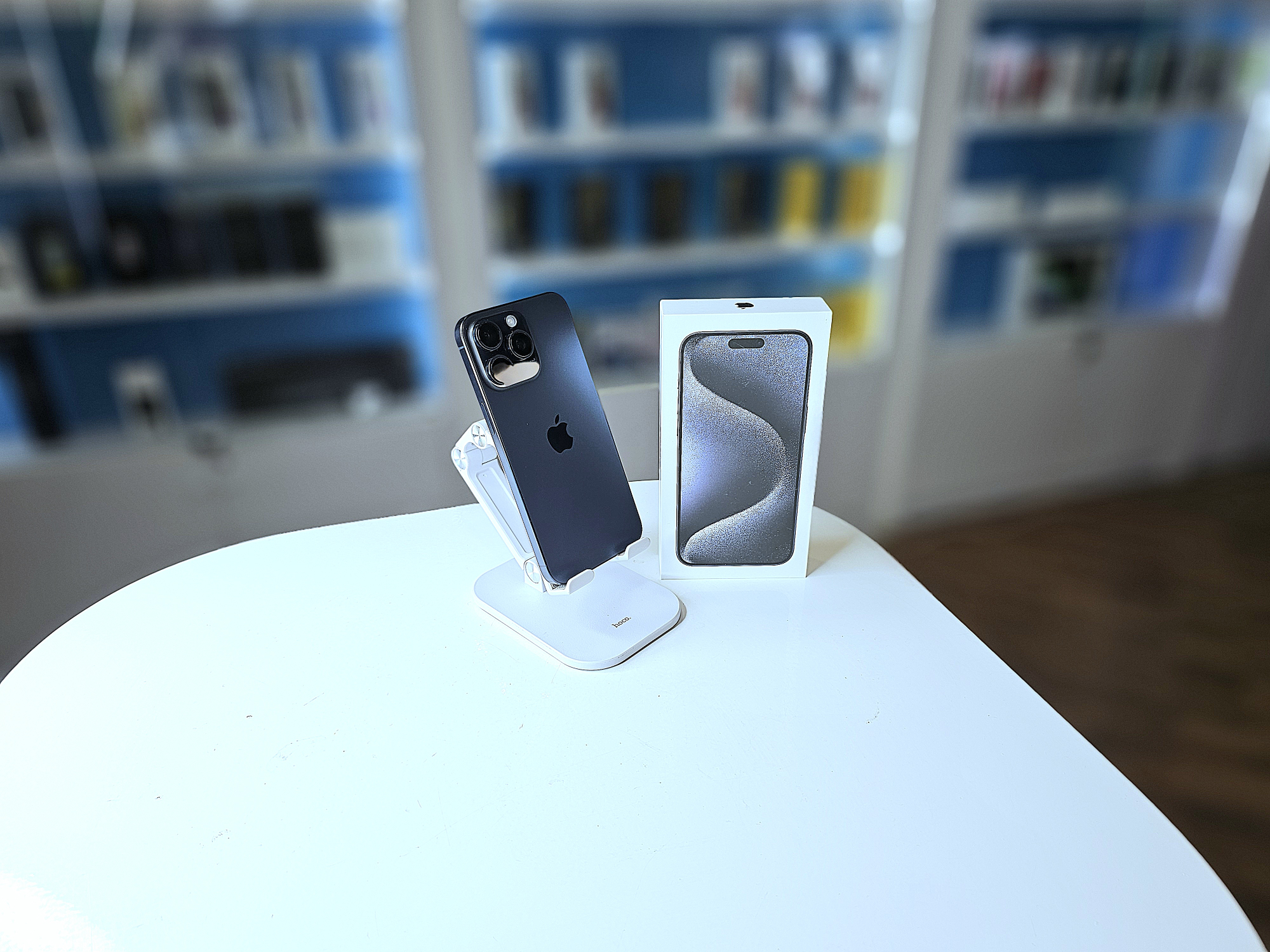 Смартфон Apple iPhone 15 Pro, Синий титан, 256 ГБ / 6575*