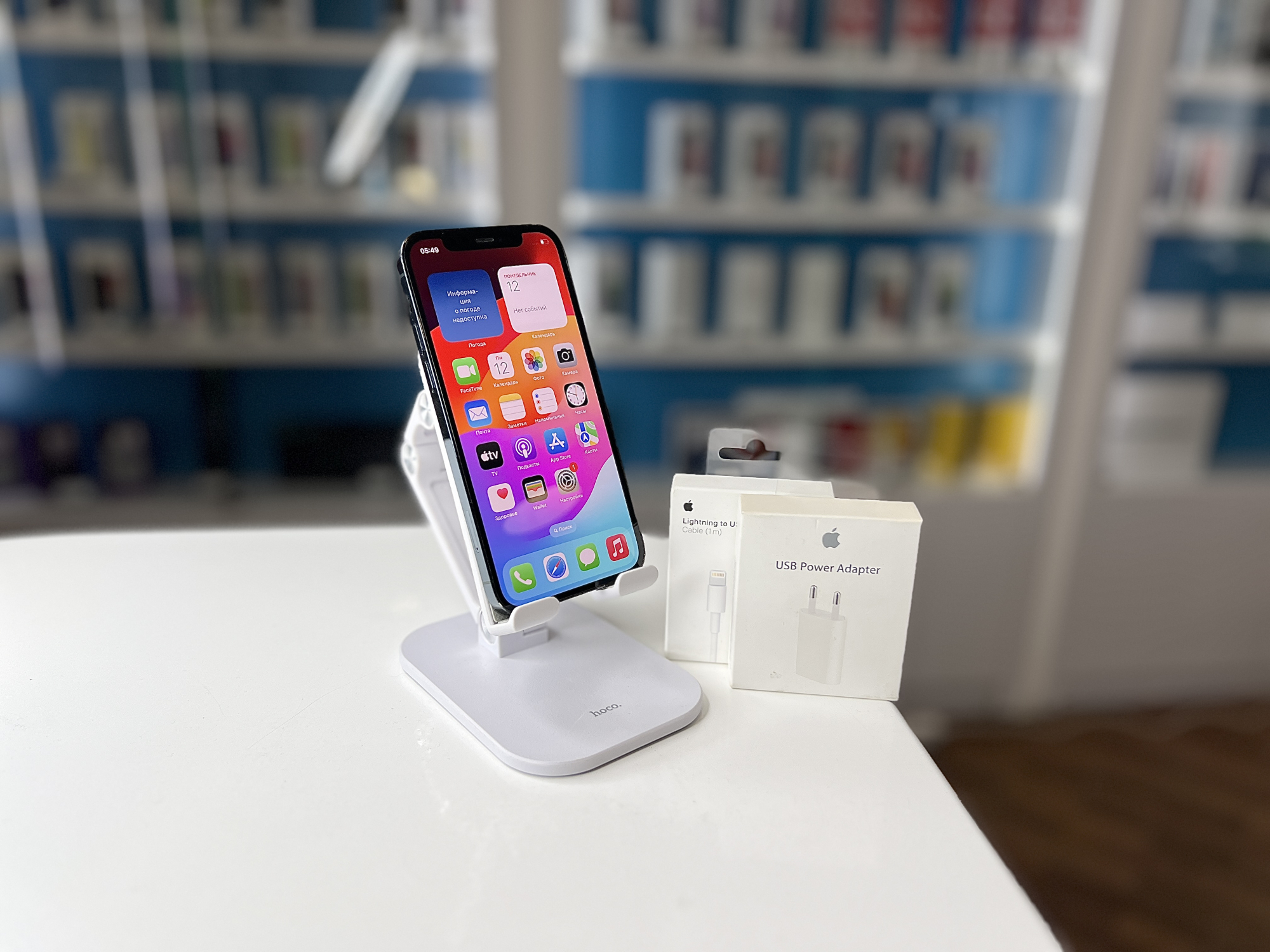 Смартфон Apple iPhone 12 Pro, Тихоокеанский синий, 128 ГБ / 6651*