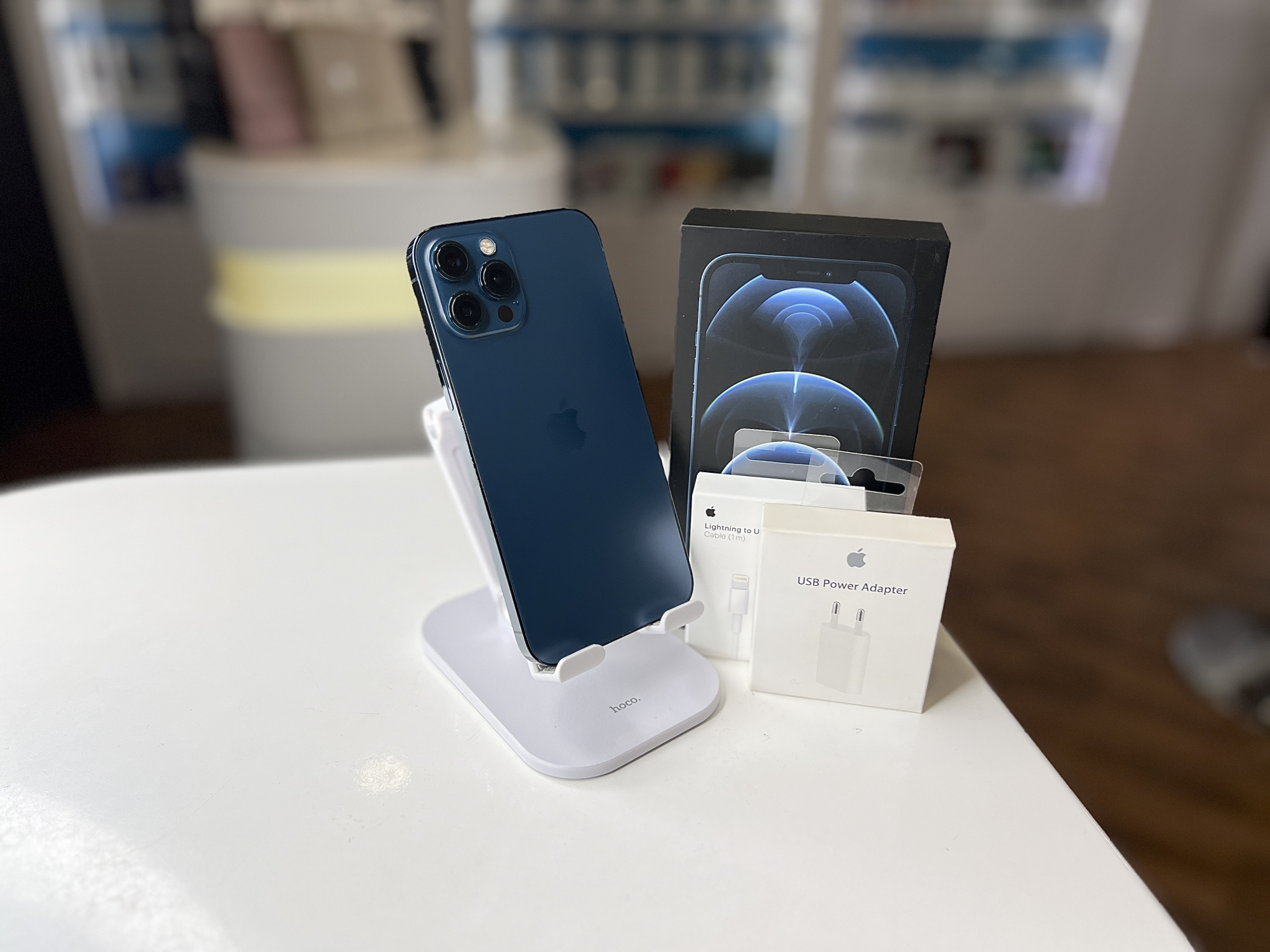 Смартфон Apple iPhone 12 Pro Max, Blue, 128 ГБ / 6104*