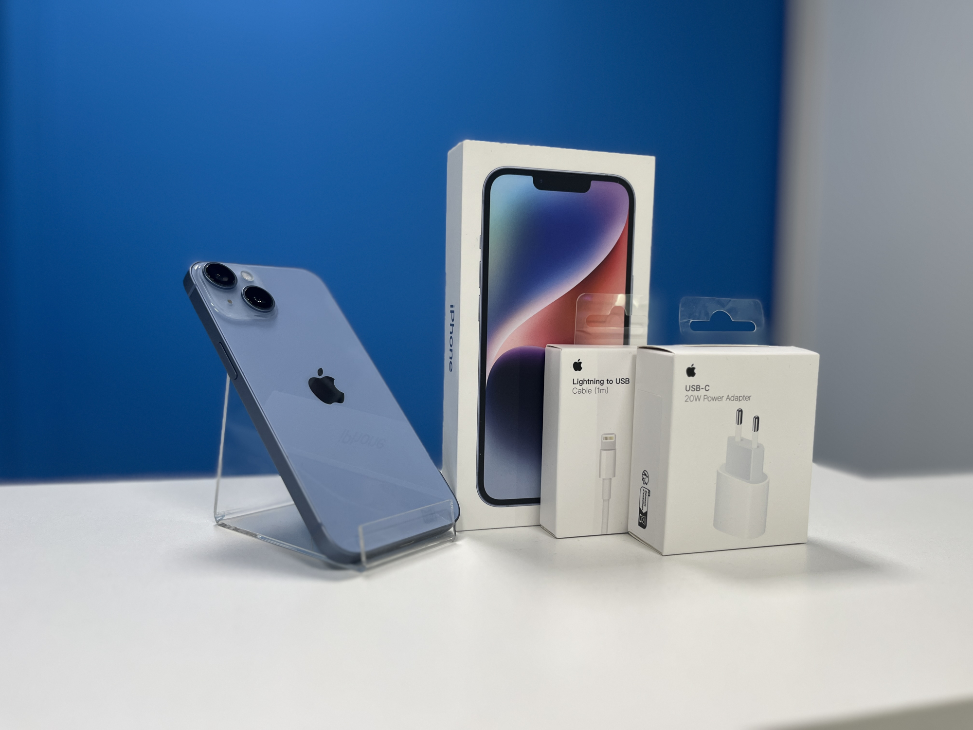 Смартфон Apple iPhone 14, Blue, 128 ГБ / 9778*