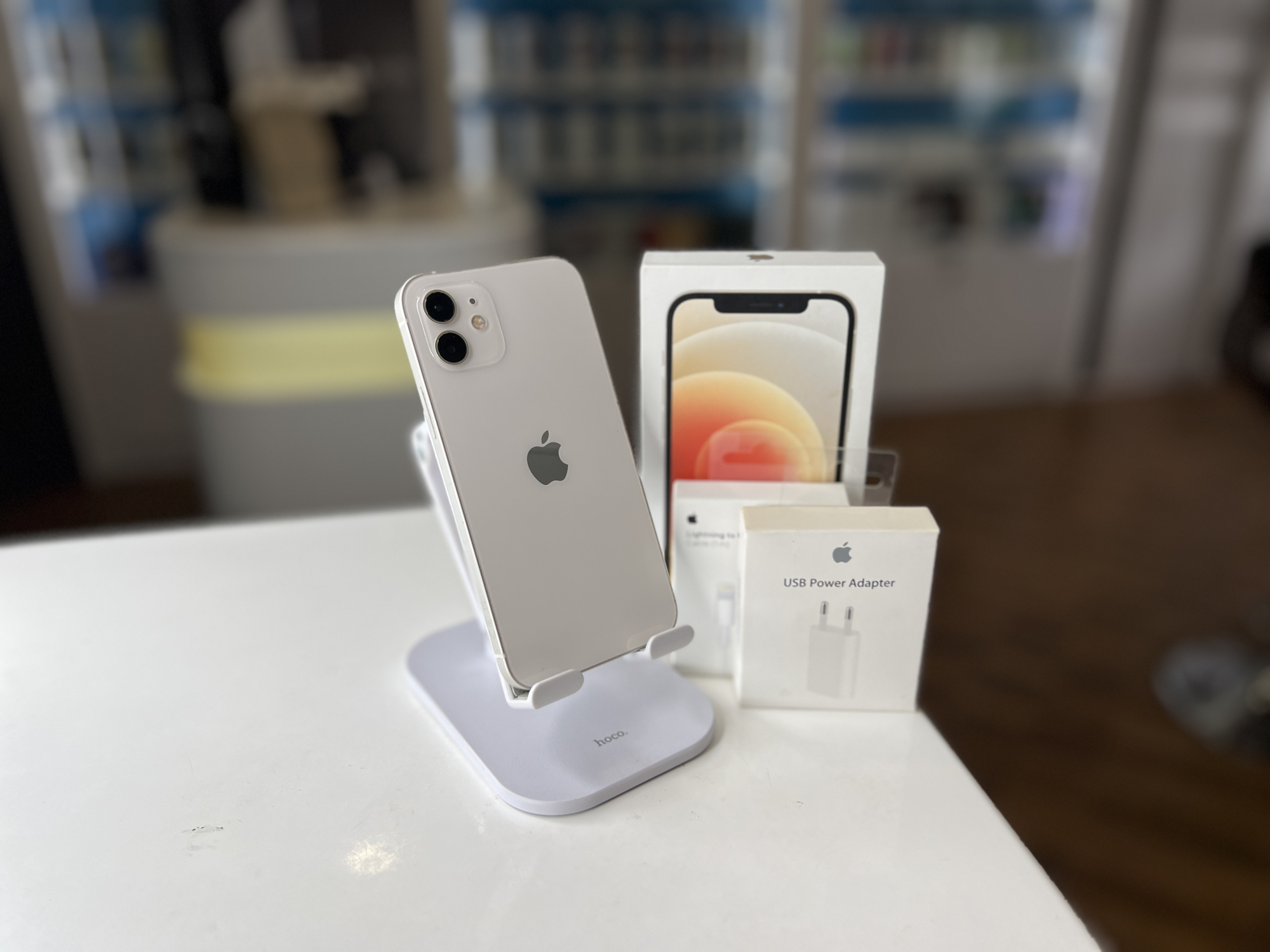 Смартфон Apple iPhone 12, Белый, 128 ГБ / 4586*