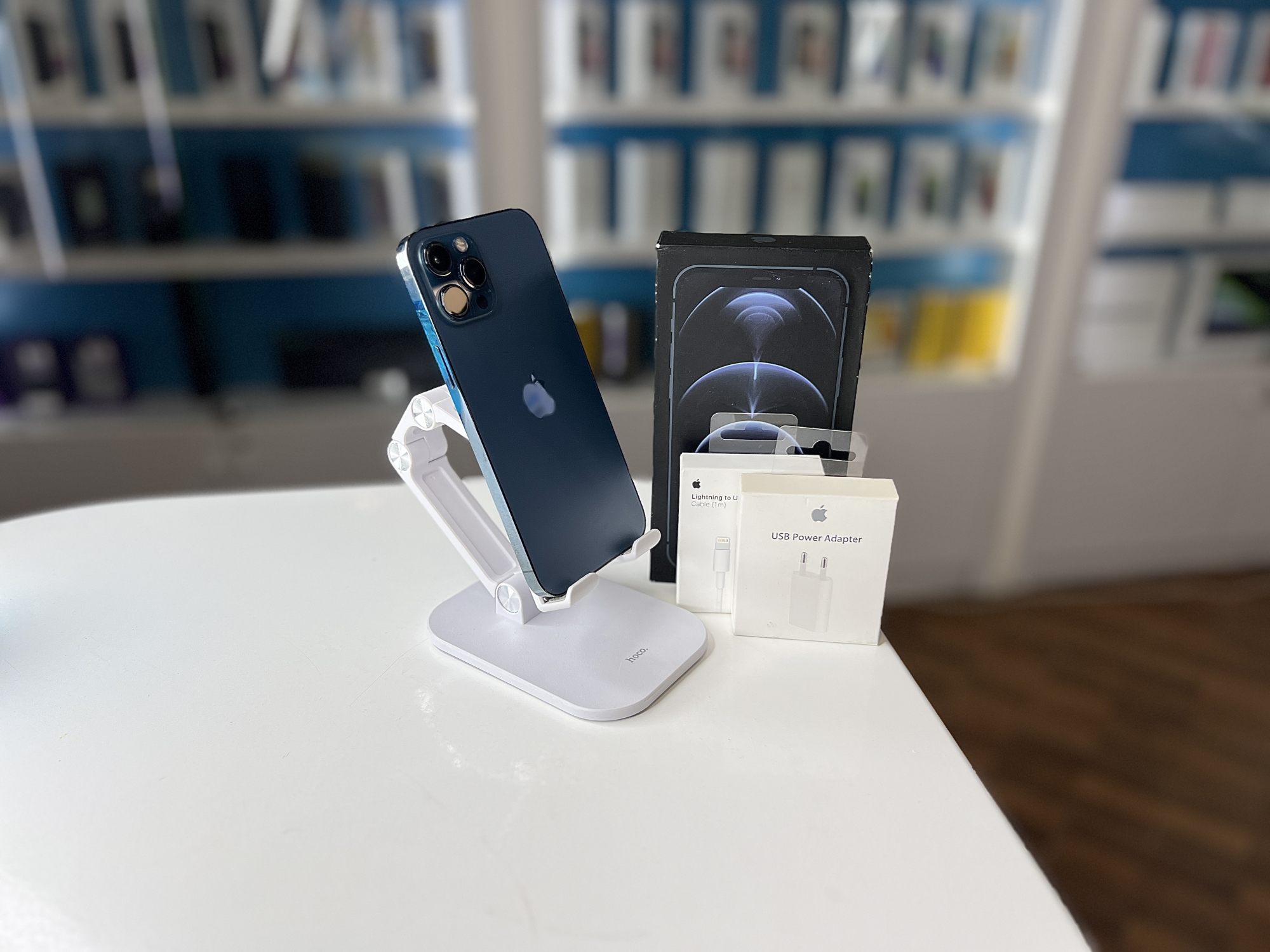 - Смартфон Apple iPhone 12 Pro, Тихоокеанский синий, 256 ГБ / 8876*