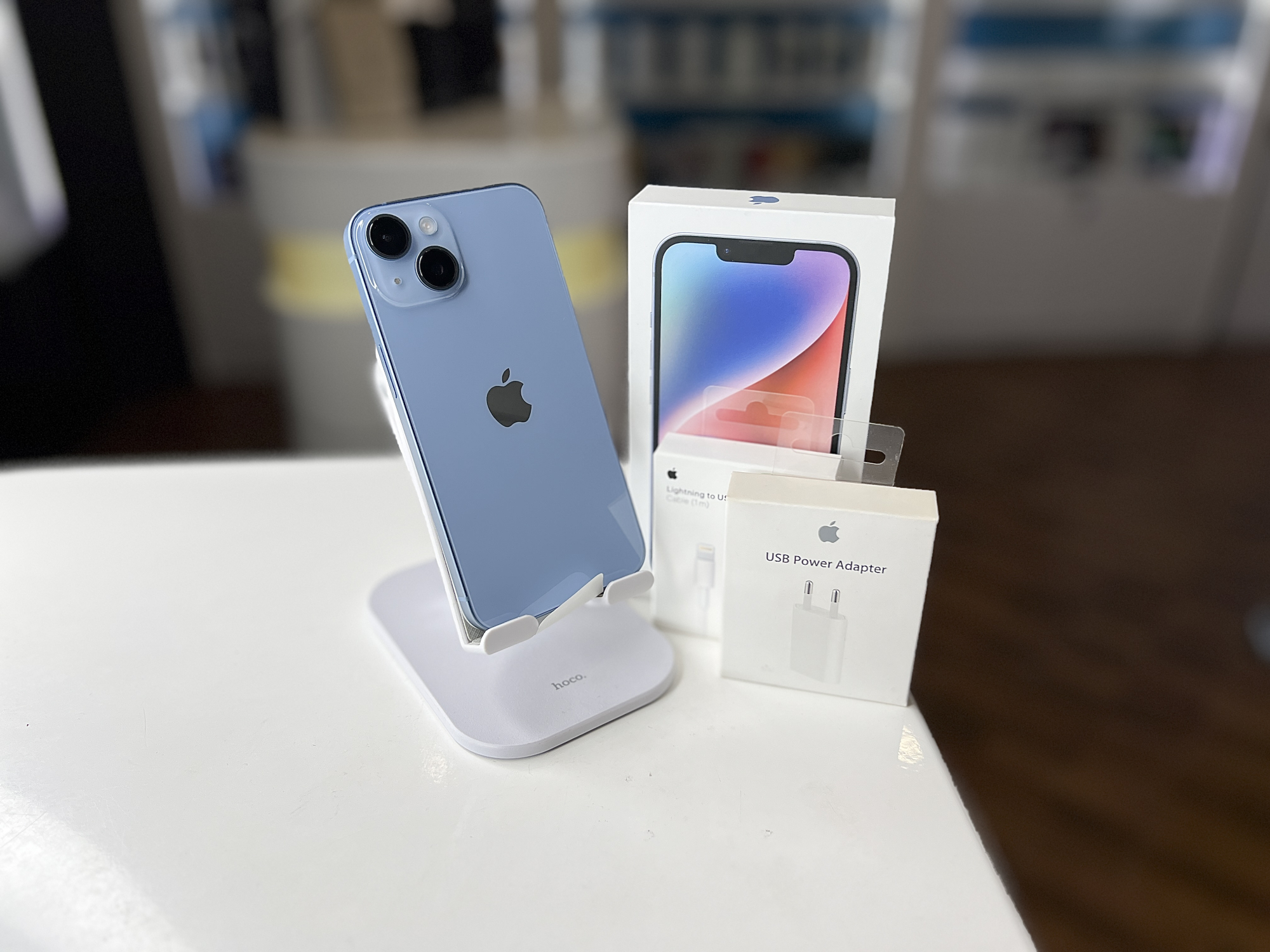 Смартфон Apple iPhone 14, Blue, 256 ГБ / 6084**