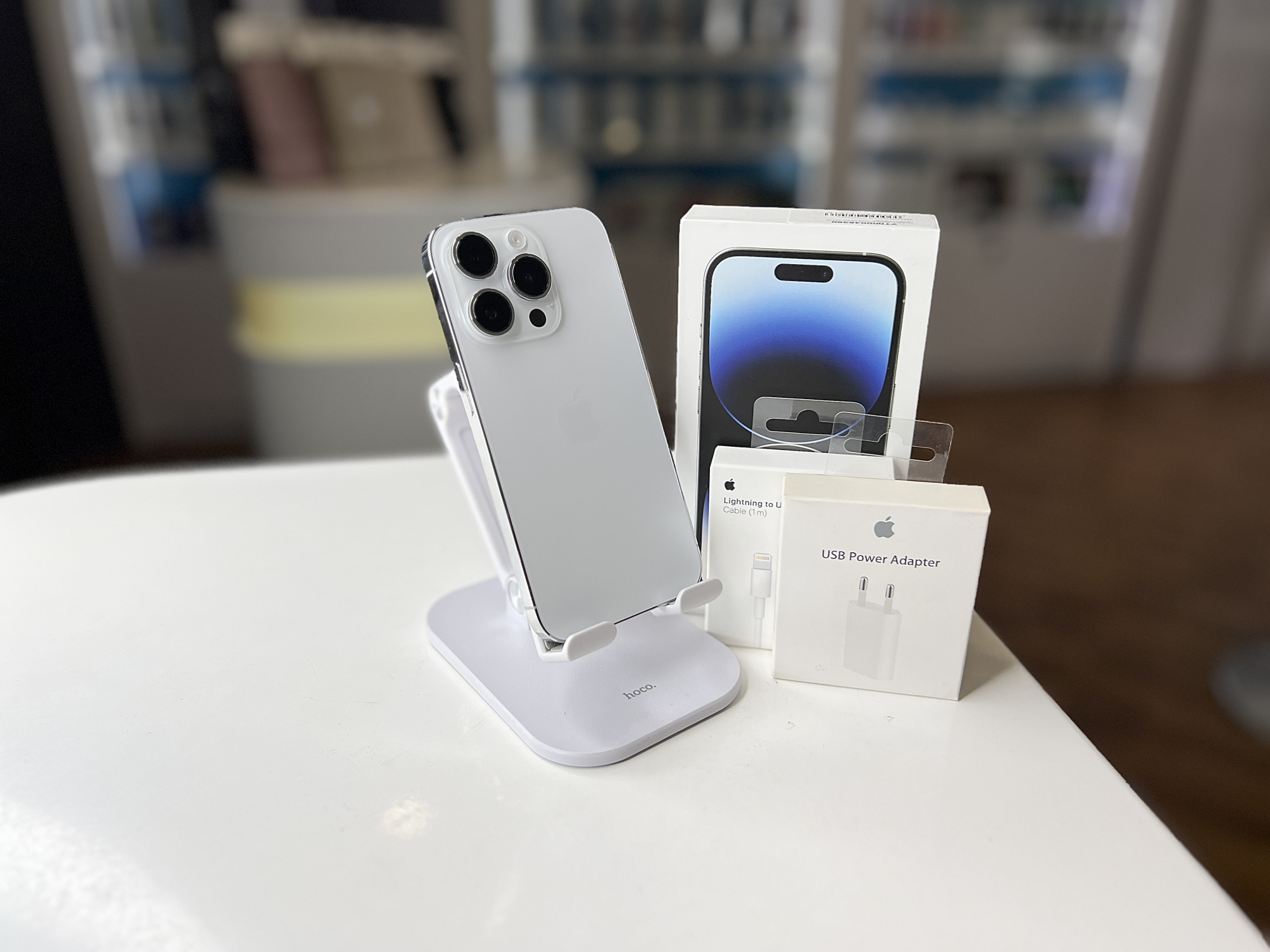 Смартфон Apple iPhone 14 Pro, Серебристый, 128 ГБ / 2439*