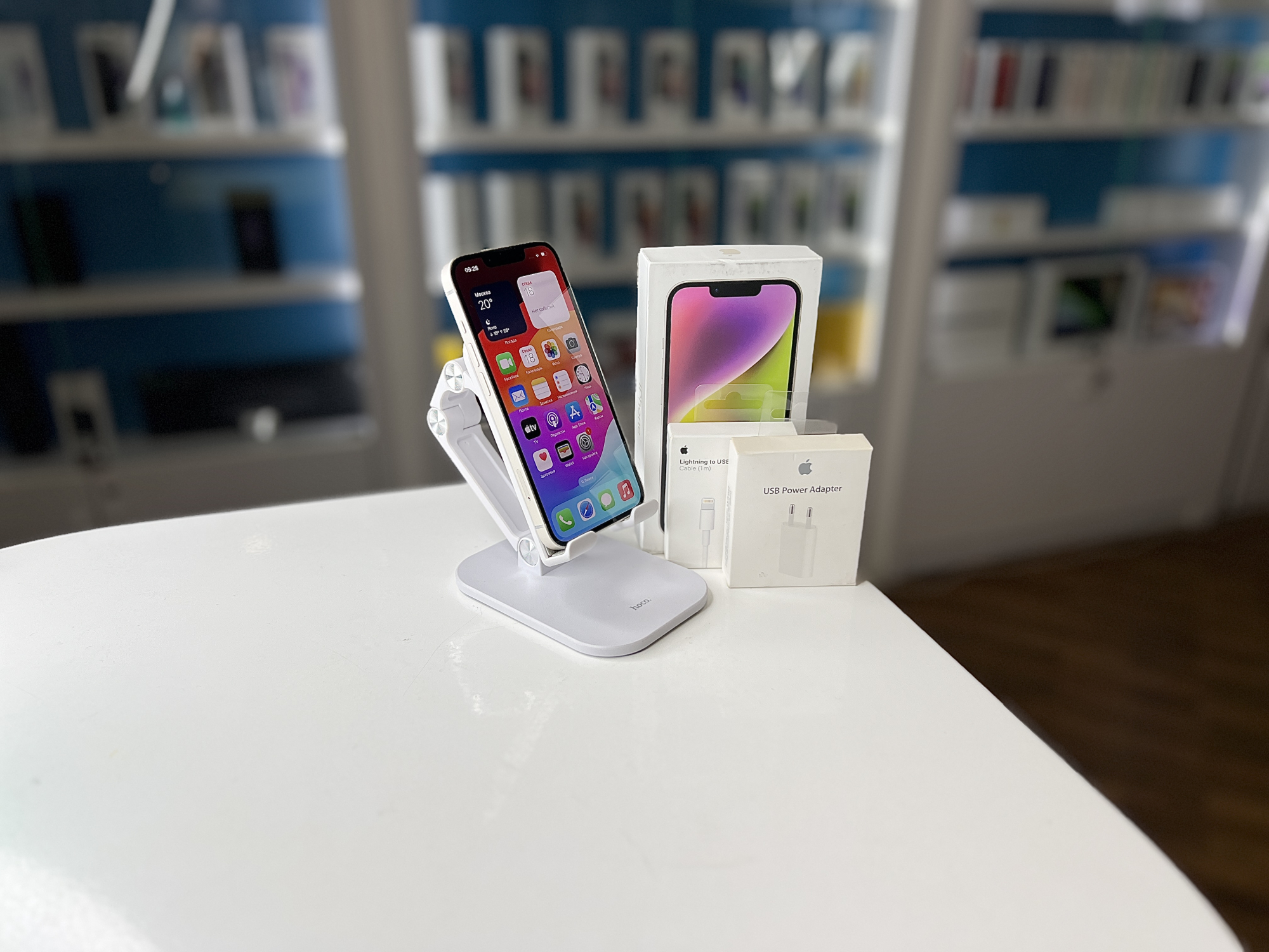 Смартфон Apple iPhone 14, Cияющая звезда, 128 ГБ / 8229*