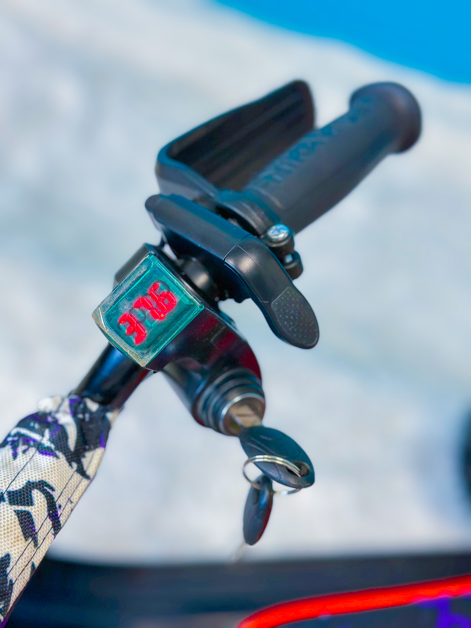 Снегокат электрический iBrat S2, Красный