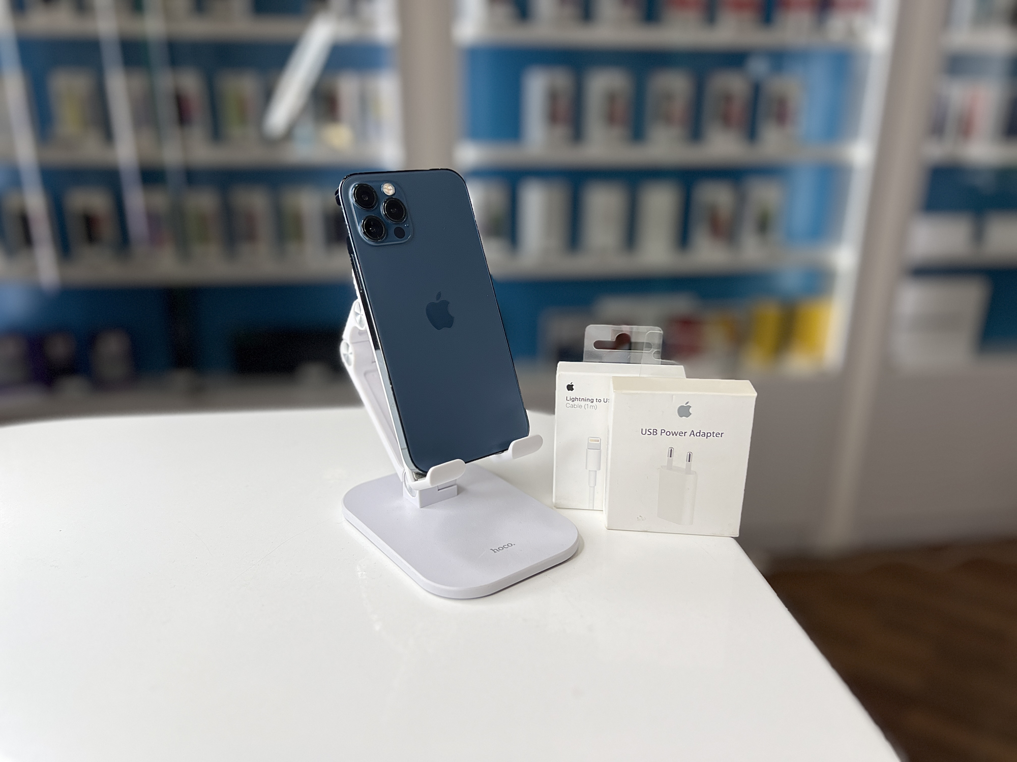 Смартфон Apple iPhone 12 Pro, Тихоокеанский синий, 128 ГБ / 2823*