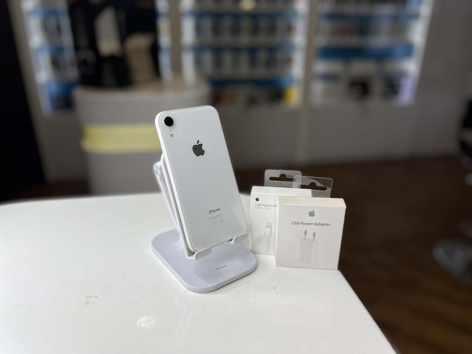 Смарфтон Apple iPhone XR, Белый, 128 ГБ / 6393*