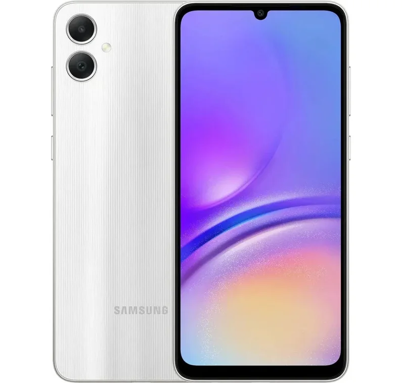 Смартфон Samsung Galaxy A05 4/128 ГБ, серебряный Смартфон Samsung Galaxy A05 4/128 ГБ, серебряный